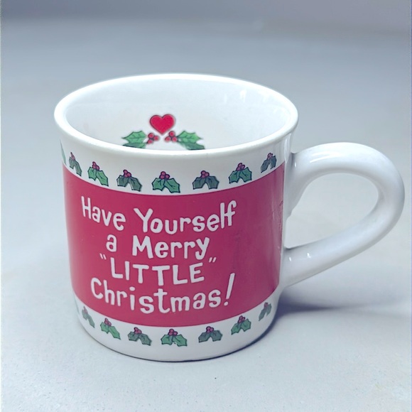 Vintage Miniature Christmas Cup - Picture 1 of 3